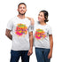 Vasthrlay Happy Holi Printed Drift Holi Couple T-Shirts